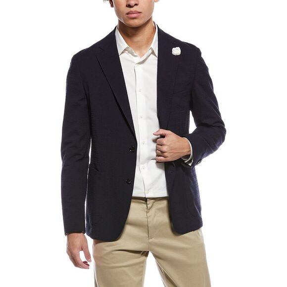 Hugo Boss MensHanry Slim Fit Blazer Blue